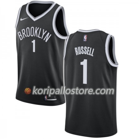 Brooklyn Nets DAngelo Russell 1 Nike 2017-18 Musta Miesten Pelipaidat Swingman 
